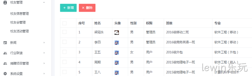 管理系统
